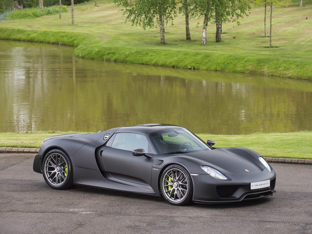2015 918 Spyder Weissach Pack — Matte Black